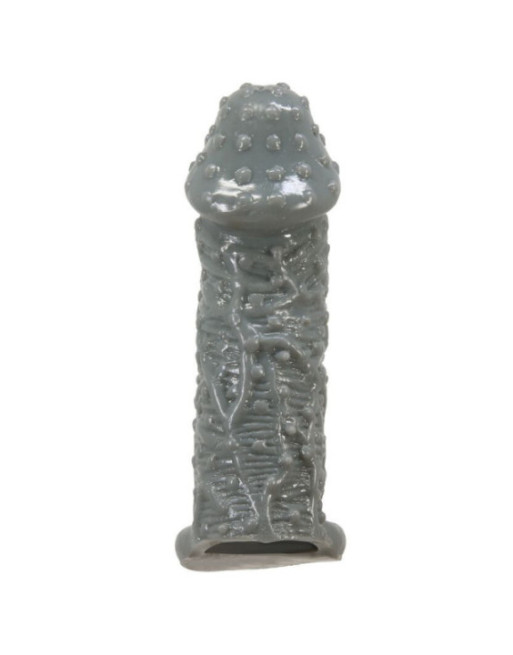 PRETTY LOVE - MODELLO REALISTICO DI INGRANDIMENTO E MANICA DI RITARDO PER IL PENE 2 GRIGIO