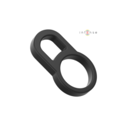 INTENSE - BOBBY DOPPIO ANELLO PER PENE IN SILICONE NERO