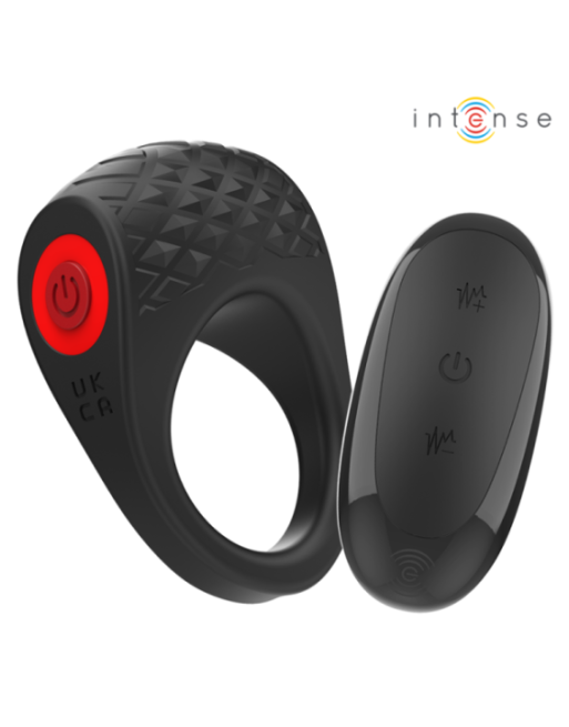 INTENSE - CLOVER VIBRATORE ANELLO PER PENE 10 VIBRAZIONI NERO