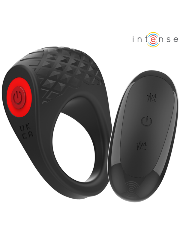 INTENSE - CLOVER VIBRATORE ANELLO PER PENE 10 VIBRAZIONI NERO
