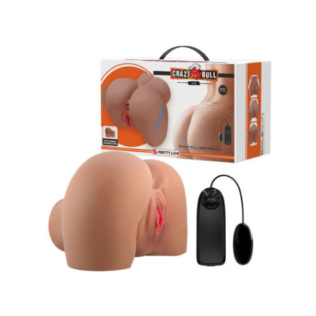 CRAZY BULL - VIBRATORE MILA CON VAGINA REALISTICA E CONTROLLO ANO REMOTO