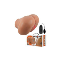 CRAZY BULL - VIBRATORE LUNA CON VAGINA REALISTICA E CONTROLLO ANO REMOTO