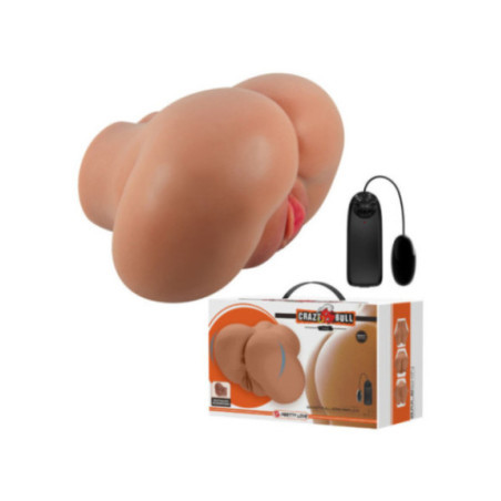 CRAZY BULL - VIBRATORE LUNA CON VAGINA REALISTICA E CONTROLLO ANO REMOTO
