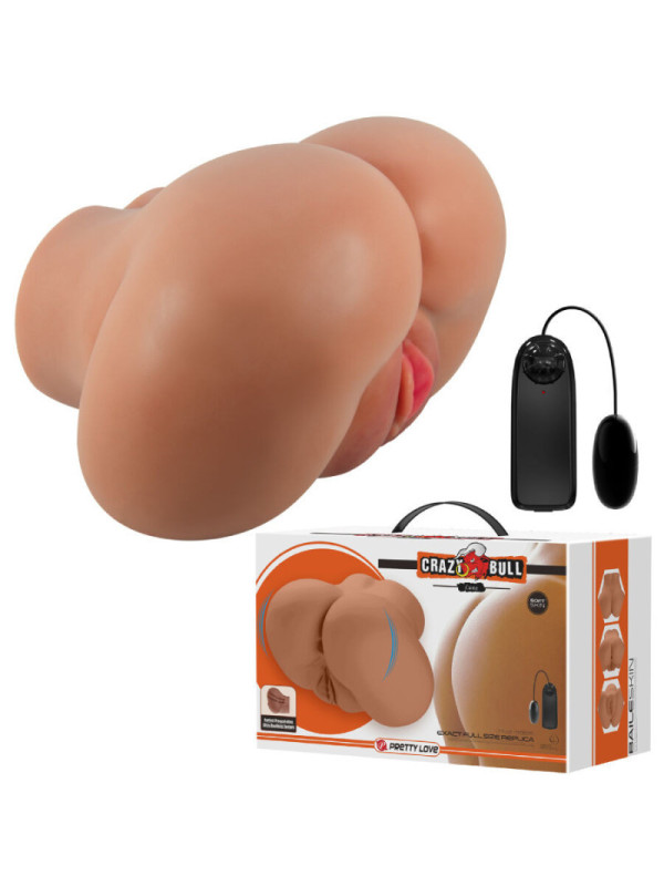 CRAZY BULL - VIBRATORE LUNA CON VAGINA REALISTICA E CONTROLLO ANO REMOTO