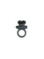 PRETTY LOVE - DEBONAIRE ANELLO VIBRANTE CONIGLIO 10 VIBRAZIONI NERO