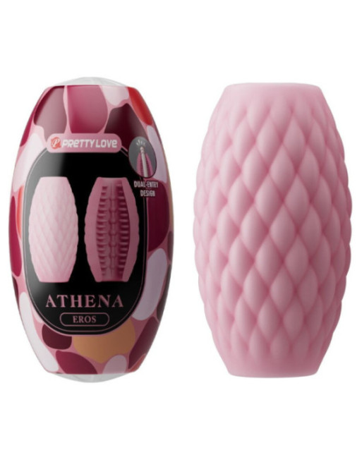 PRETTY LOVE - ATHENA EROS SILICONE MASTURBATORE MASCHILE ROSA