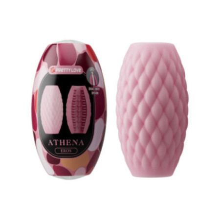 PRETTY LOVE - ATHENA EROS SILICONE MASTURBATORE MASCHILE ROSA