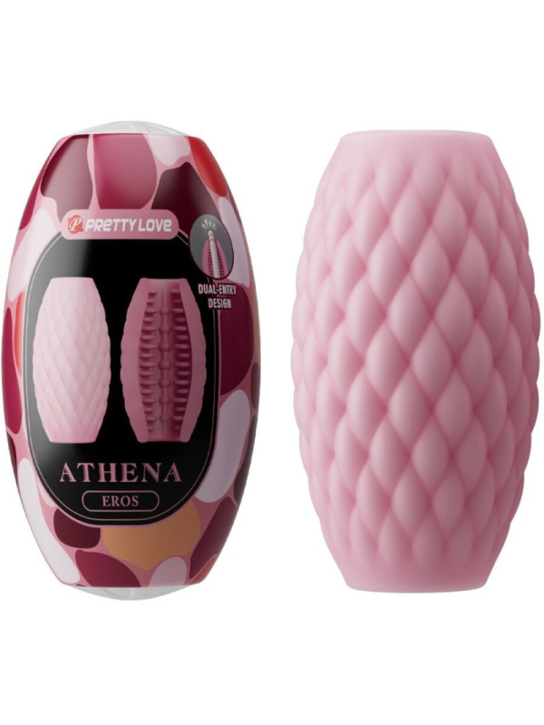 PRETTY LOVE - ATHENA EROS SILICONE MASTURBATORE MASCHILE ROSA