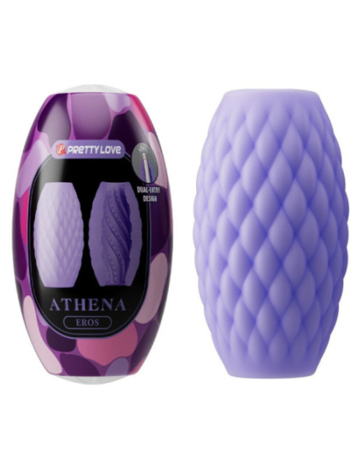 PRETTY LOVE - ATHENA EROS SILICONE MASTURBATORE MASCHILE VIOLA