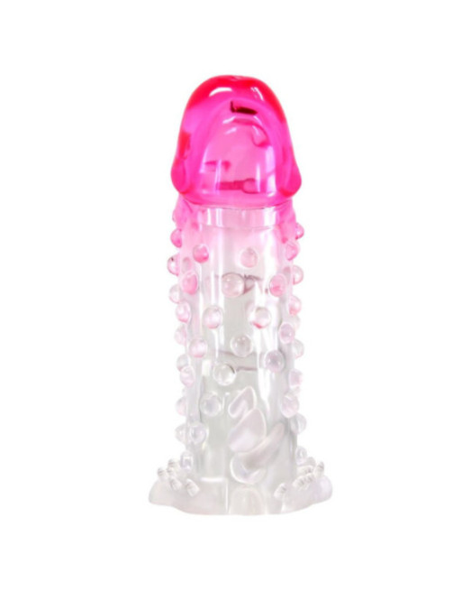 PRETTY LOVE - GUAINA DI ALLARGAMENTO REALISTICA WILFORD CON PENE RILIEVO ROSA