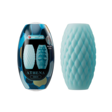 PRETTY LOVE - ATHENA EROS SILICONE MASTURBATORE MASCHILE AZZURRO CIELO