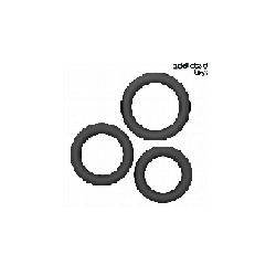 ADDICTED TOYS - SET DI ANELLI IN SILICONE MODELLO 1