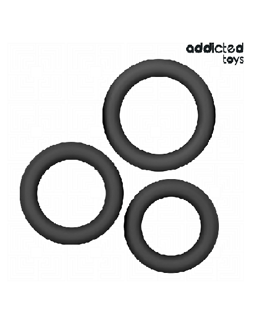 ADDICTED TOYS - SET DI ANELLI IN SILICONE MODELLO 1