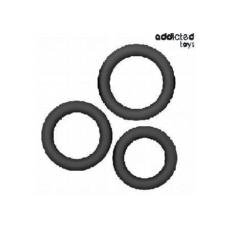 ADDICTED TOYS - SET DI ANELLI IN SILICONE MODELLO 1