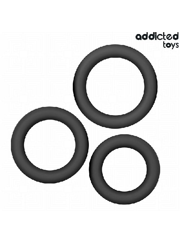 ADDICTED TOYS - SET DI ANELLI IN SILICONE MODELLO 1