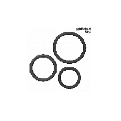 ADDICTED TOYS - SET DI ANELLI IN SILICONE MODELLO 2