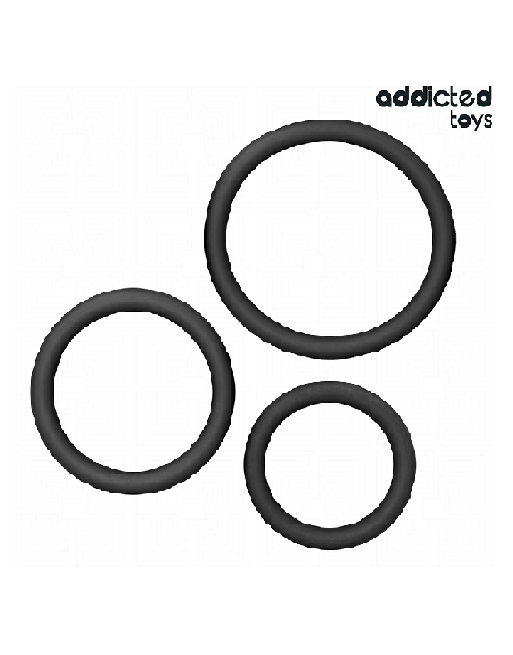 ADDICTED TOYS - SET DI ANELLI IN SILICONE MODELLO 2