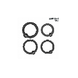 ADDICTED TOYS - SET DI ANELLI IN SILICONE A PRESSIONE