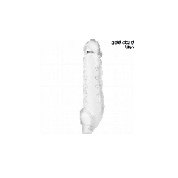 ADDICTED TOYS - ESTENSIONE PENE TRASPARENTE TAGLIA S 23 CM