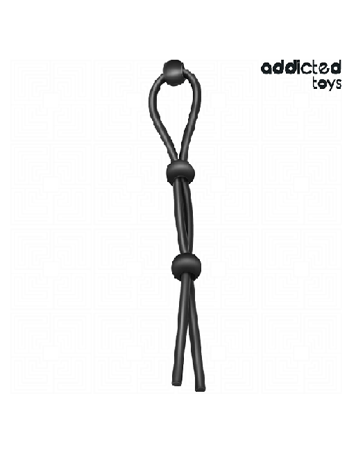 ADDICTED TOYS - CORDA IN SILICONE PER IL PENE A TRIPLO ANELLO