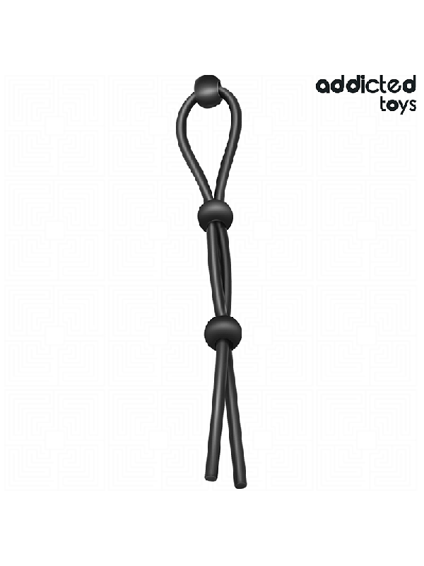 ADDICTED TOYS - CORDA IN SILICONE PER IL PENE A TRIPLO ANELLO