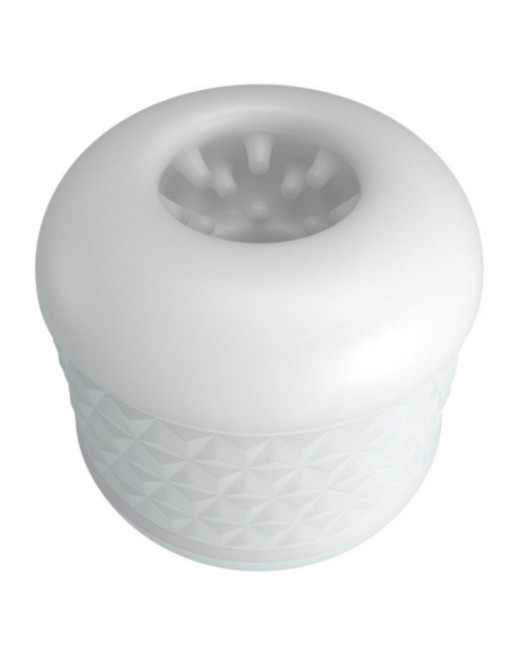 PRETTY LOVE - MASTURBATORE MASCHILE BIANCO CRYSTLE