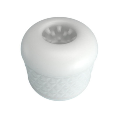 PRETTY LOVE - MASTURBATORE MASCHILE BIANCO CRYSTLE