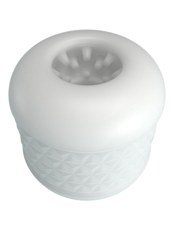 PRETTY LOVE - MASTURBATORE MASCHILE BIANCO CRYSTLE