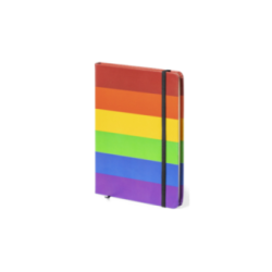 PRIDE - TACCUINO CON BANDIERA LGBT 15 x 21 cm