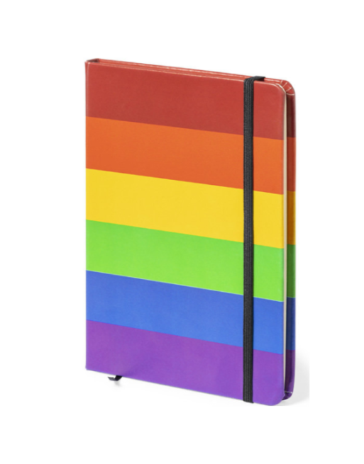 PRIDE - TACCUINO CON BANDIERA LGBT 15 x 21 cm