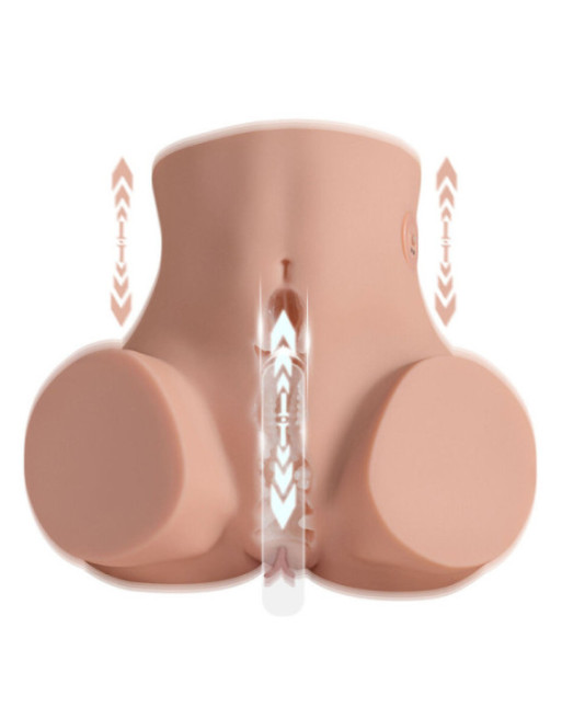 XISE - SYDNI MASTURBATORE VAGINALE REALISTICO MULTIPOSIZIONE CON SPINTA