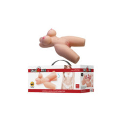 CRAZY BULL - LILY TORSO FEMMINILE REALISTICO VAGINA E ANALE 4 KG