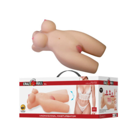 CRAZY BULL - MIA TORSO FEMMINILE REALISTICO VAGINA E ANALE 8,5 KG
