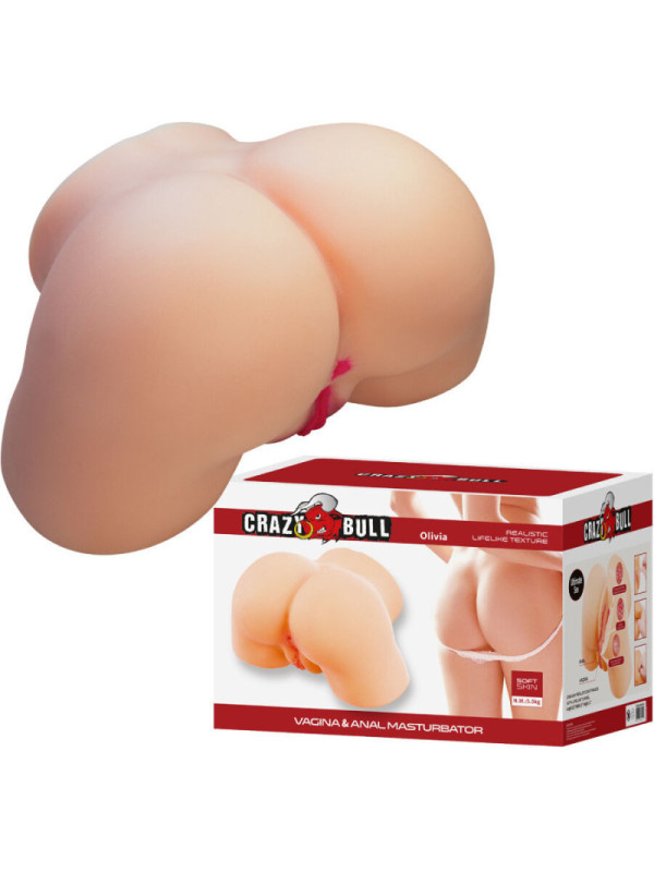 CRAZY BULL - OLIVIA REALISTICO SEDERE FEMMINILE VAGINA E ANALE 5,5 KG