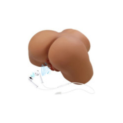 CRAZY BULL - GERIANN VIBRATORE E SUCCHIATORE REALISTICO PER POLSO FEMMINILE CON SUONO 5,5 KG