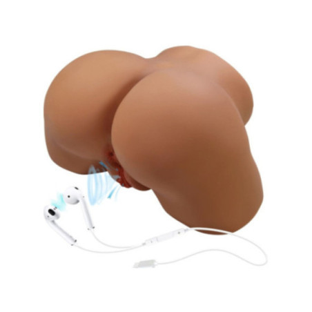 CRAZY BULL - GERIANN VIBRATORE E SUCCHIATORE REALISTICO PER POLSO FEMMINILE CON SUONO 5,5 KG