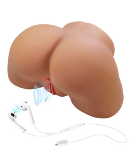 CRAZY BULL - ILANA VIBRATORE E SUCCHIATORE REALISTICO PER POLSO FEMMINILE CON SUONO 6,8 KG