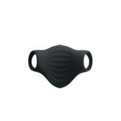 ROCKS-OFF - VIBRATORE FLESSIBILE PALM BLACK MASTURBATOR