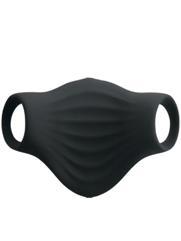 ROCKS-OFF - VIBRATORE FLESSIBILE PALM BLACK MASTURBATOR