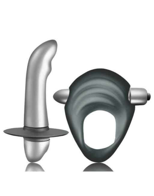 CLIMAXIMUM - ENTICE KIT ANELLO PER IL PENE + VIBRATORE PER LA PROSTATA PER PRINCIPIANTI