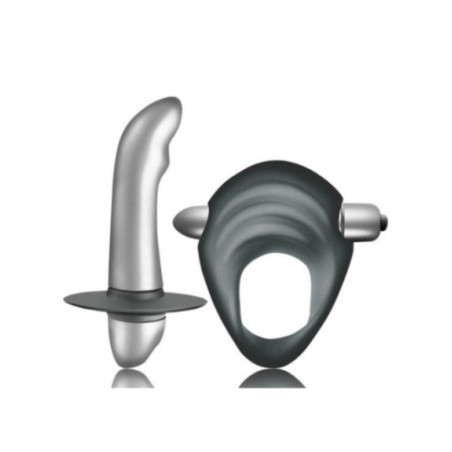 CLIMAXIMUM - ENTICE KIT ANELLO PER IL PENE + VIBRATORE PER LA PROSTATA PER PRINCIPIANTI