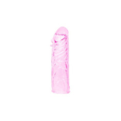 BAILE - COPERTURA PENE IN SILICONE STIMOLANTE ROSA 13 CM