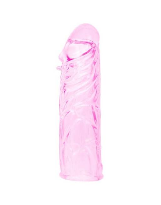 BAILE - COPERTURA PENE IN SILICONE STIMOLANTE ROSA 13 CM