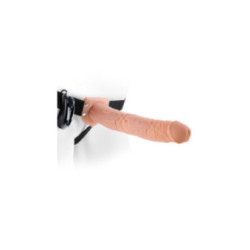 FETISH FANTASY SERIES - SERIES 11 HOLLOW STRAP-ON VIBRANTE CON SFERE 27