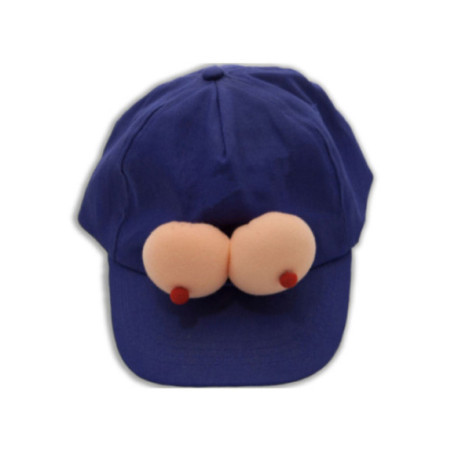 DIABLO PICANTE - CAPPELLO CON TETTE BLU