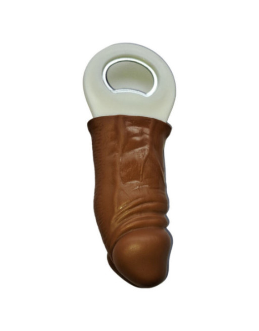 DIABLO PICANTE - APRIPENE IN GOMMA MARRONE A FORMA DI PENE