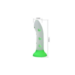 PRETTY LOVE - DILDO MAGICO NIGHTFALL SENZA VIBRAZIONI VERDE LUMINOSO