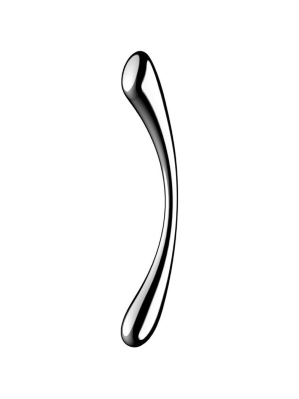 SATISFYER - DILDO A DOPPIA ESTREMITÀ IN ACCIAIO INOX COSMIC CREST 1