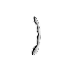 SATISFYER - DILDO A DOPPIA ESTREMITÀ IN ACCIAIO INOX COSMIC CREST 2