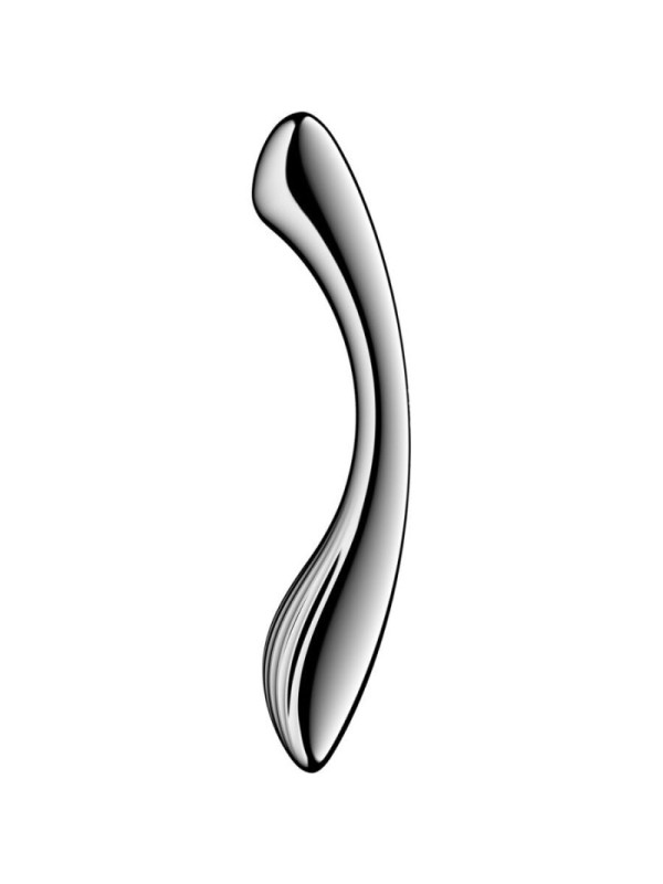SATISFYER - DILDO A DOPPIA ESTREMITÀ IN ACCIAIO INOX PURE GRAVITY 1